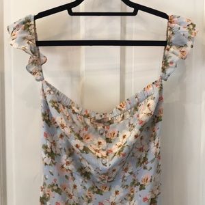 Forever 21 off the shoulder floral summer dress